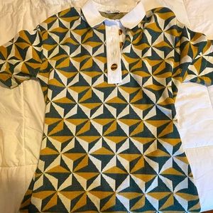 Zara jacquard knit dress